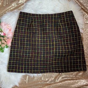 [Anthropologie] NWT Tweed Plaid Skirt